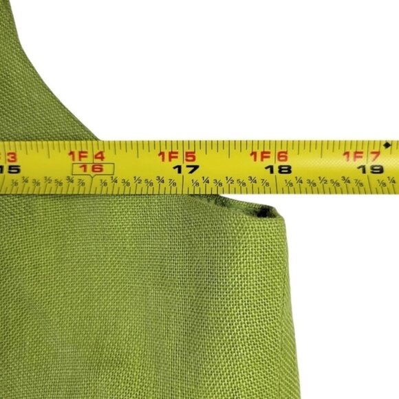 Talbots Fit N Flare Dress Size 8P Green Irish Linen Sleeveless Back Zip Lined - Picture 7 of 9